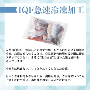 a10-1177　訳あり ！ 鮭 切身 1.2kg（便利なジッパーパック入り）