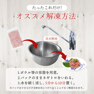 a12-265　焼津 海の極 海伸 マグロ ネギトロ 小分け 1.6kg 200g×8