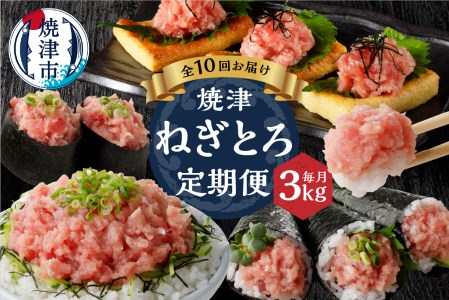 b30-013　定期便 10回 焼津産 ネギトロ 150g(2～4人前) 20個