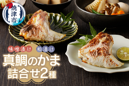 a10-610　焼津ぬかや 真鯛 の かま 味噌漬け ＆ 粕漬け