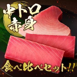 a20-427 天然南鮪 中トロ・赤身 刺身二種盛り
