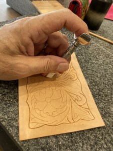 a30-247　名刺入れ 牛ヌメ革 ハンドメイド 男女兼用