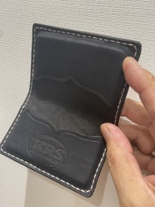 a30-247　名刺入れ 牛ヌメ革 ハンドメイド 男女兼用