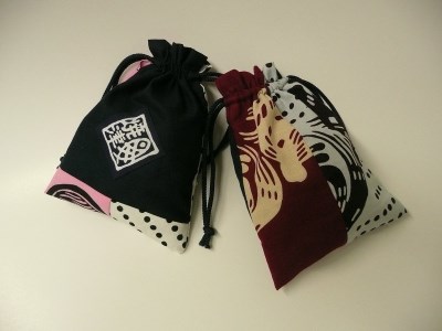 a10-829　焼津 鰹・かつお たて型 バッグと 焼津 巾着