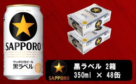 a30-230　ビール 黒ラベル サッポロ 350ml×2ケース【セット商品】