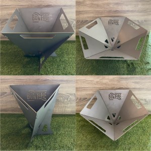 a70-008　osoto雑貨オリジナル 焚き火台 Hexaと薪割きつつき