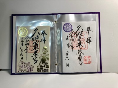 a20-388 どうする家康 ファイル式御朱印帳（御城印帳）2冊セット | 静岡県焼津市 | ふるさと納税サイト「ふるなび」