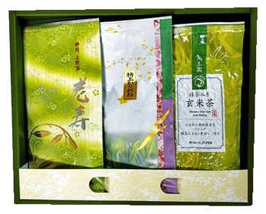 a14-048　静岡茶 銘茶 3種 詰合せ セット