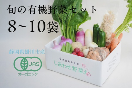 オーガニック野菜Mセット(8~10種類) 有機JAS認証 有機野菜 6147