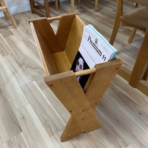 本棚 マガジン ラック ブック スタンド 収納 木製 スリム 無垢材 