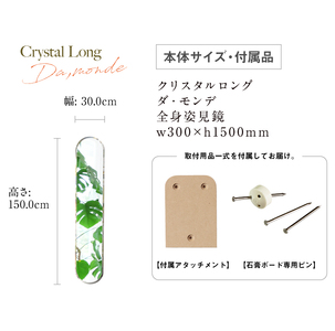 壁掛け ミラー かがみのカタチ クリスタルダ・モンデ インテリア 壁掛けミラー