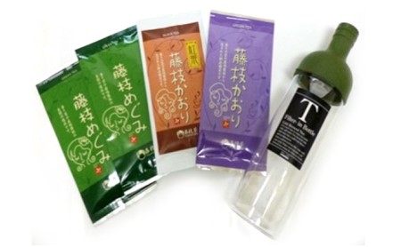 お茶 フィルターイン ボトル セット 3種 計 4袋 日本茶 紅茶 藤枝