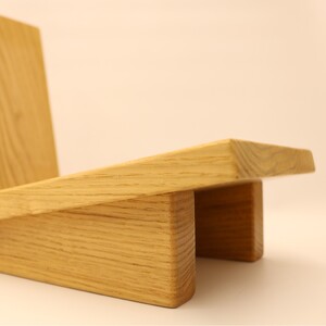 本棚 ブック スタンド 本 雑誌 収納 おしゃれ 木製 スリム 無垢材 国産 栗の木 栗材 インテリア 藤枝家具 遊木舎 ブックスタンド