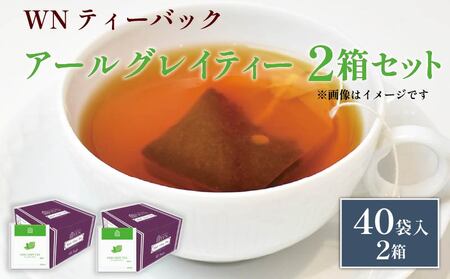 アールグレイ ティー ティーバッグ 40袋×2箱 三井農林 【 アールグレイ 】