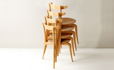 椅子 ダイニング チェア 回転式 2脚 セット レッドオーク 天然無垢 起立木工 | 椅子椅子椅子椅子椅子椅子