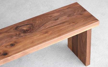 椅子 ベンチ 木材 無垢 ウォールナット ウォルナット 家具 椅子