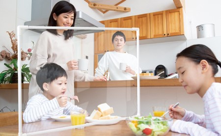 移動設営型 飛沫防止パーテーション（横型L） |    