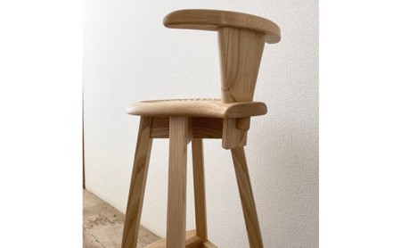 椅子 いす スツール ハイチェア 無垢材 遊木舎 家具 インテリア