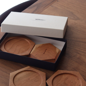 オンライン決済限定】コースター 木製 六角 コースター 4枚