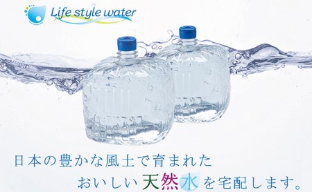 【12回定期配送】日本のおいしい天然水12L×2本（スタイリッシュL002ブラック）【配送不可：北海道・沖縄・離島】