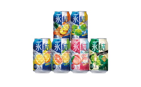 キリン氷結6種飲み比べセット(レモン・グレープフルーツ・もも・シャルドネ・パイナップル・ウメ)350ml×12本(各2本)