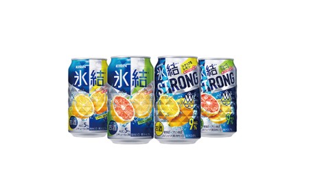 キリン氷結&氷結ストロング飲み比べセット 350ml×24本(4種×6本)