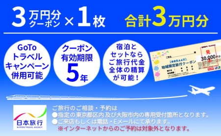 日本旅行 御殿場市地域限定旅行クーポン【30,000円分】