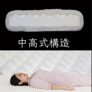 とにかく軽くてお手入れ簡単！「ニューカルカル羊毛敷布団」シングルサイズ100cm×210cm【ブルー】◇