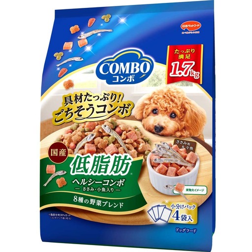 コンボ ドッグ 低脂肪 1.7kg x8(ケース単位) ドッグフード