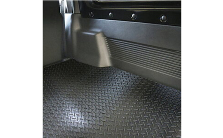 スズキ ジムニー シエラ（64系 74系）フロアパネル（2色） 雑貨 日用品  ブラック縞鋼板柄