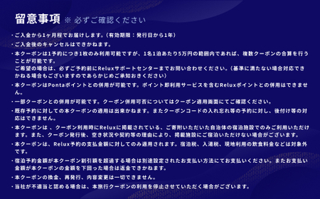 下田市の宿に泊まれる宿泊予約サイトRelux旅行クーポン　30,000円分