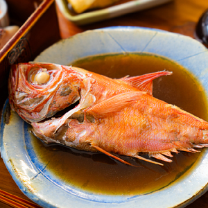 【小木曽商店】地金目鯛の煮付け [金目鯛]