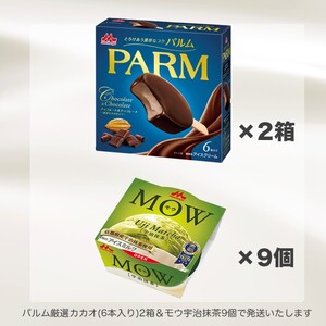 アイスクリーム セット PARM パルム チョコレート MOW モウ 宇治抹茶 バラエティセットB 21個 チョコレートアイス 抹茶 抹茶アイス お歳暮 贈答品 ギフト アイス 静岡 裾野市 ※配送不可：離島