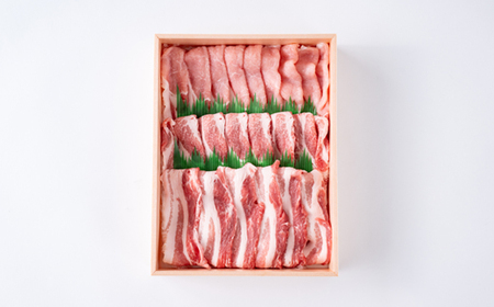 【豚肉　食べ比べ】湖西ポーク 3種セット(ロース・肩ロース・バラ)合計約600g【配送不可地域：離島】【1635241】