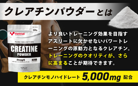 【健康体力研究所】クレアチンパウダー（300g×1袋） | カラダ 筋肉 エネルギー合成 サポート トレーニング 人工甘味料 香料不使用
