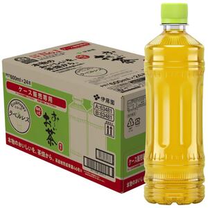 【ふるなびWEEK対象】お～いお茶 緑茶 ラベルレス 600ml 24本セット 訳あり おーいお茶 ペットボトル  ぺットボトル飲料 ケース 箱 伊藤園 静岡 カテキン 送料無料 健康 飲料 ソフトドリンク まとめ買い 常備品 防災 お茶 静岡茶 FN-Limited-PR
