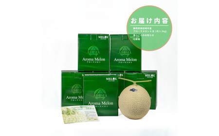 【定期便6ヶ月】『組合直送』アローマメロン1.3kg