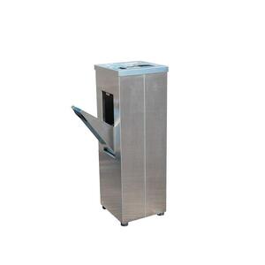 ASH T0WER スタンド型灰皿　 ステンレスヘアライン仕上げ