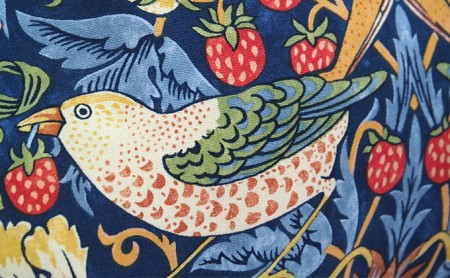 ウィリアムモリスのクッションカバー カバーのみ インディゴ カバー 静岡県菊川市 ふるさと納税サイト ふるなび