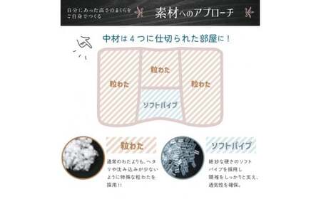 まるでオーダーメイド エクスクルーシブ 枕 高めタイプ まくら マクラ 寝具 睡眠 快眠 安眠 快適 熟睡 高め