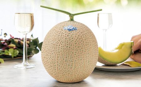 静岡県産高級 アローマメロン 山等級 1玉 約1.3kg以上 化粧箱入 果物 フルーツ メロン めろん 青肉 高級ブランドメロン ブランドメロン 高級メロン 贈答