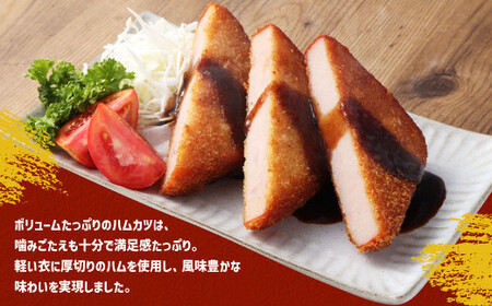 分厚いハムカツ 計約550g 約110g×5個 ｜ ハムカツ ハムかつ ハム 厚切り 惣菜 冷凍