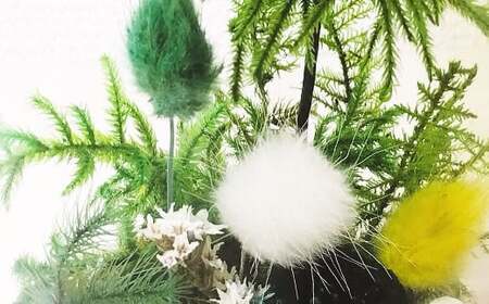 【さとリウムR】プリザーブド加工のテラリウム 春 1セット｜ テラリウム ガラスドーム 苔 こけ コケ 植物 鑑賞用 インテリア 水やり不要