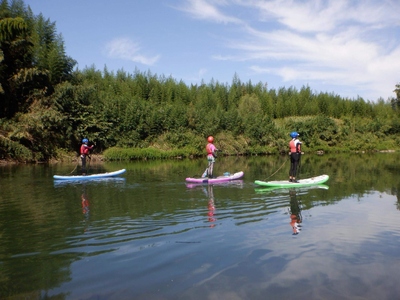 川の駅伊豆城山SUP体験
