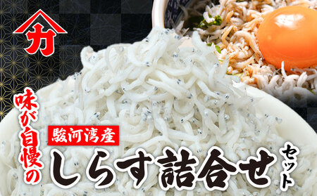 味が自慢の駿河湾産 しらす 詰合せ 釜揚げ しらす ちりめん しらす 佃煮 しらす干し 釜揚げ 料理 丼 天ぷら かき揚げ チャーハン パスタ うどん ごはん おかず おすすめ 新鮮 海 海鮮 静岡県 牧之原市 ヤマカ藤田商店