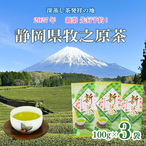 【ふるさと納税】 先行予約 2026年度産 新茶 3本 お茶 静岡 緑茶 ティーバッグ 深蒸し茶 水出し 静岡茶 日本茶 飲料 ドリンク 茶葉 リラックス 健康 カフェイン 渋み うまみ 小栗農園 牧之原市 静岡県