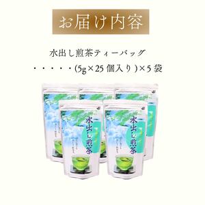 水出し 煎茶 ティーバッグ 125個 緑茶 お茶