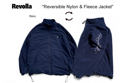 ファッション 洋服 2WAY リバーシブル ナイロン×フリース スタンドジャケット 2色 牧之原市 静岡 REVOLLA