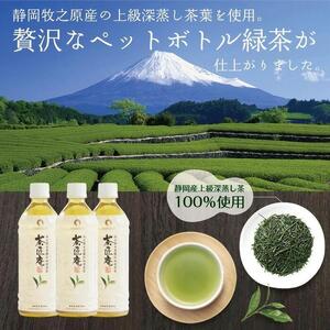 緑茶 静岡県産 一番茶 「茶匠庵ペットボトル緑茶」500ml×24本セット  いなば園 牧之原市 緑茶