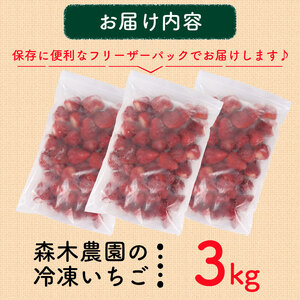 苺 冷凍いちご きらぴ香 3kg 苺